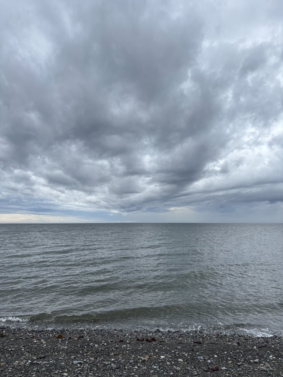 NMatanais's tweet image. Le fleuve St-Laurent aujourd’hui #Matane #Gaspésie #Québec