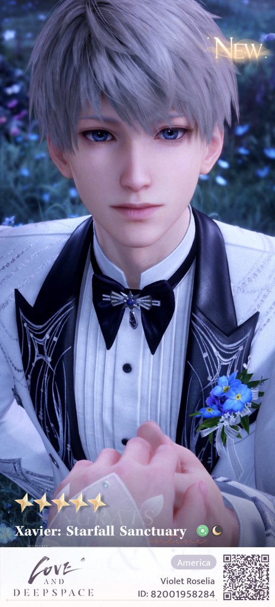 SableCollie's tweet image. I wanted my Sylus’s card but got star boy, I’ll take it I guess. I do like Mc’s dress for his card