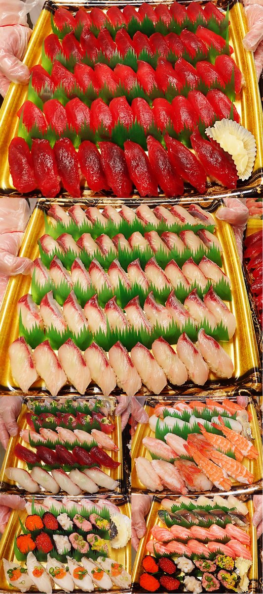 kyouzan_'s tweet image. 😍#おはようございます!😍
✅週末も新鮮地魚入荷中!✅
⭕半額メニューも掲載中⭕
☆週末のおすすめ3種☆
😆うなぎのにぎり!😆
・脂がのったうなぎが美味しい!
😆サーモンの大とろ!😆
・少量限定 ご予約がおすすめ!
😆丸ずわい蟹のにぎり!😆
・ふっくら大きい美味しいカニ!…