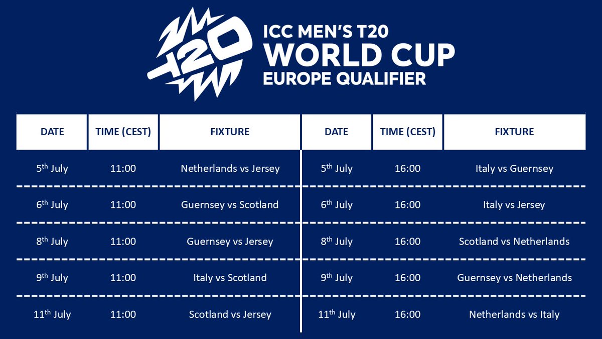 📸 It's showtime in the Netherlands!

💥 The ICC Men's #T20WorldCup Europe Qualifier goes off with a bang tomorrow!

📺 Watch all the action live on icc-cricket.com/icc-tv