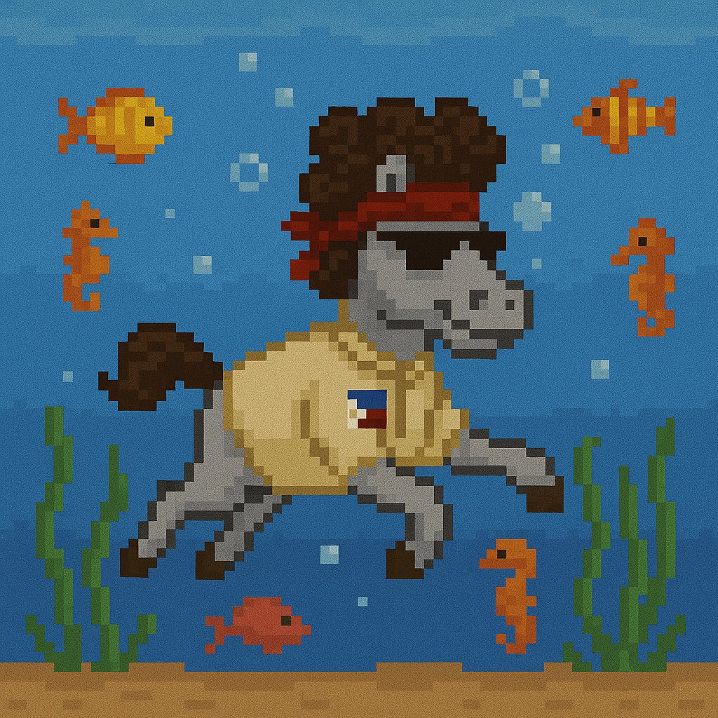 Big thanks to <a href="/based64_eth/">based64.ron</a> for giving Planet Horse a chance to collaborate 🐎💫 Really grateful to share horses with your awesome community. Wishing more success to your project! I'm super excited for the Aquarium Quest too, let’s gooo 🌊🏇 <a href="/PlanetHorseGame/">Planet Horse</a> x #AquariumQuest