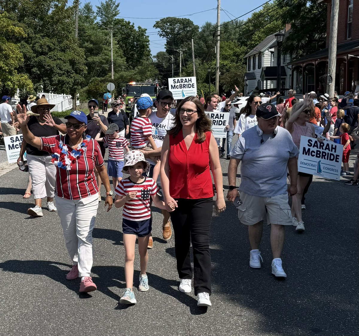 SarahEMcBride's tweet image. Hockessin was hoppin’ 🇺🇸🇺🇸
It was great to see so many out for the Hockessin Fourth of July Parade!