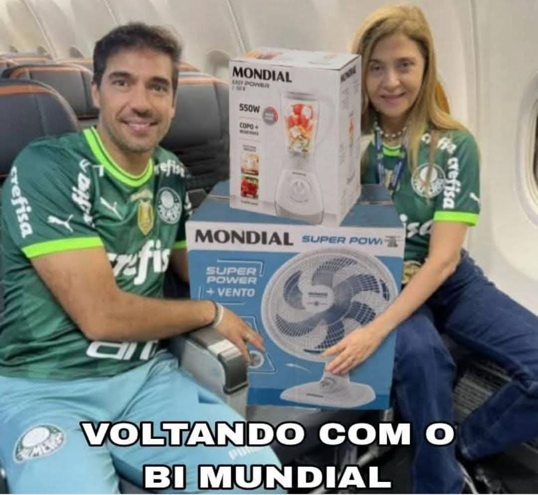 Vivimarques88's tweet image. Vazaram as imagens de Leila Pereira e Abel Ferreira voltando com o Bicampeonato Mundial...