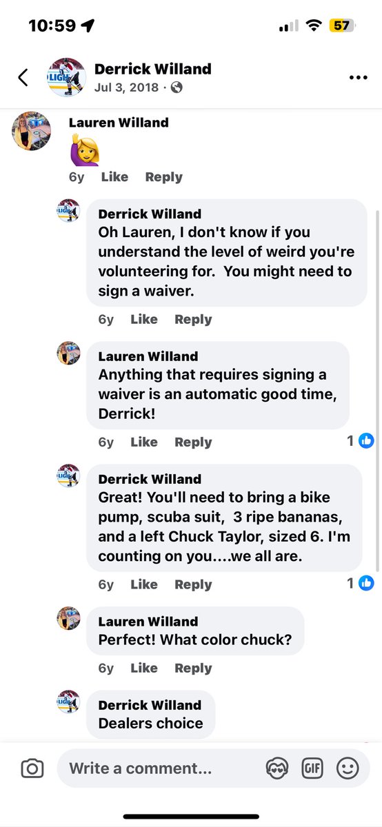 Lauren Campbell 👾 (@lalalalaurrrren) on Twitter photo Seven years since our first date 💙 thanks for posting you were looking for plans on the 4th, <a href="/DerrickWilland/">Producer Derrick</a> 😂 love you forever Seven years since our first date 💙 thanks for posting you were looking for plans on the 4th, <a href="/DerrickWilland/">Producer Derrick</a> 😂 love you forever