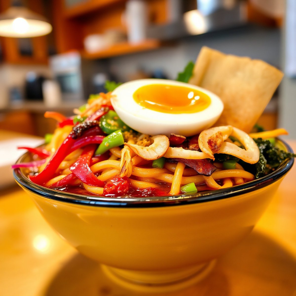 Foodi_Thoughts's tweet photo. Ramen transformation complete! You HAVE to try this flavor explosion. #RamenLove #EasyRecipe #Yummy https://t.co/bhIvoJH7cp