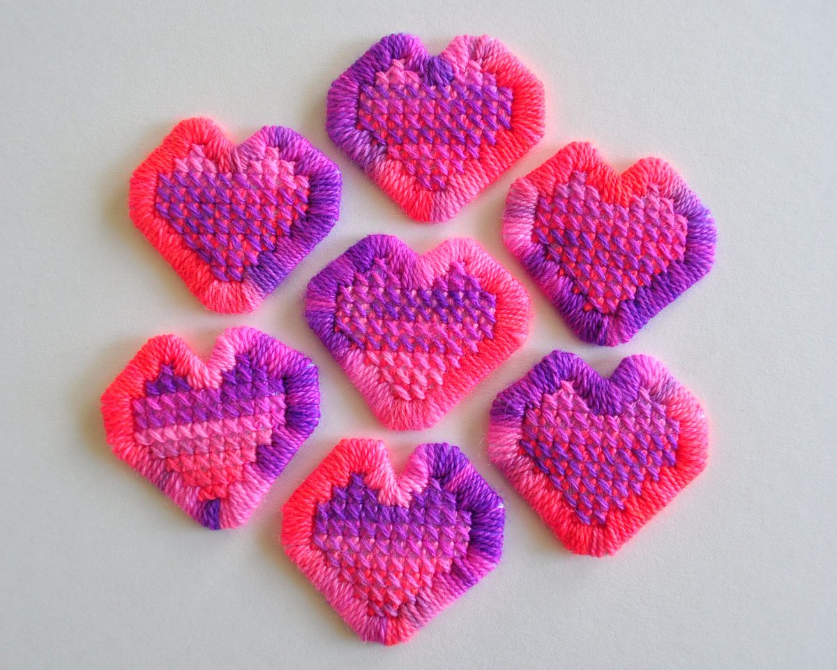 MalloryDonen's tweet image. So in LOVE with these new Heart Patches 😍 🩷! 

Product launch this Saturday, July 5, at Khatsahlano Street Party. 

Website update coming soon✨️.

#mallorydonen #heartpatch #heart #crossstitch #embroidery #handmade #sewing #craft #smallbusiness #artist #campkhats