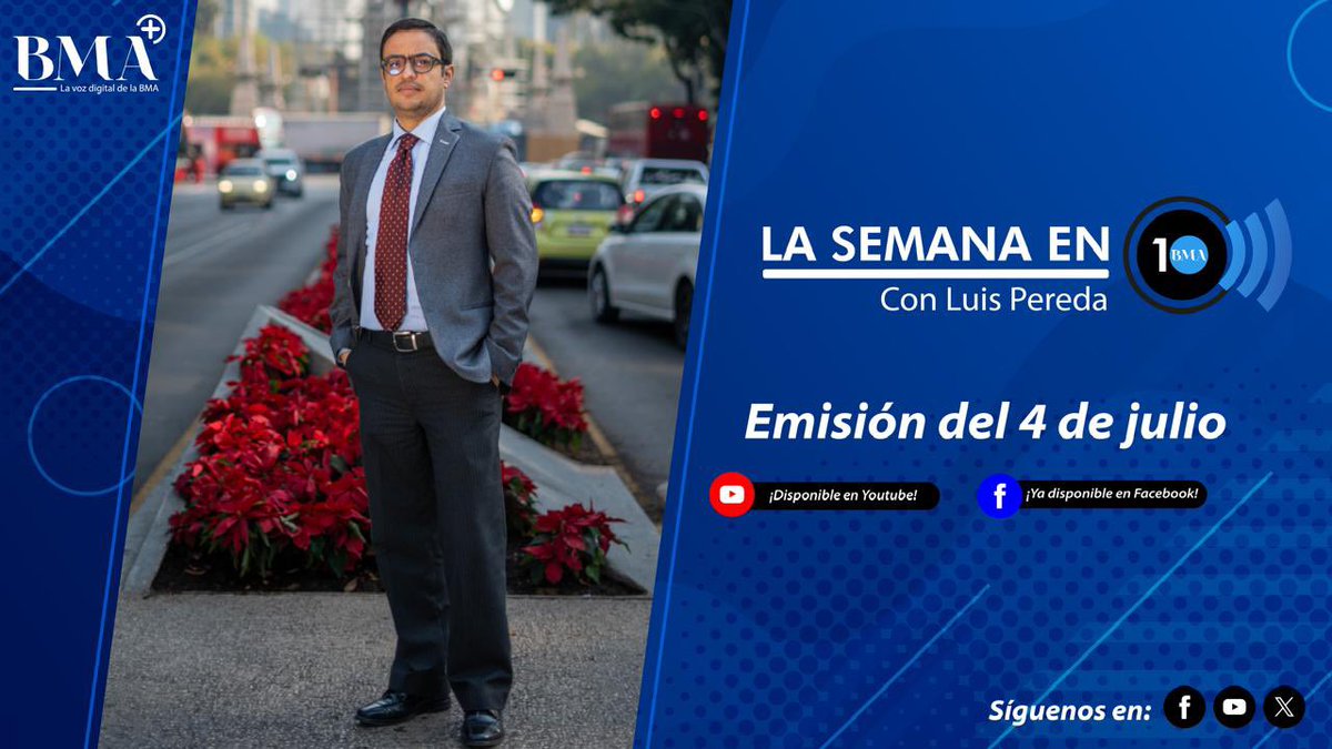 Luis Enrique Pereda (@luis_e_pereda) on Twitter photo Aquí #LaSemanaEn10
1️⃣Nuevas leyes
2️⃣CURP biométrica, riesgo <a href="/R3Dmx/">R3D</a>
3️⃣<a href="/CJF_Mx/">CJF</a> baja la cortina
4️⃣Ya mero abren frontera 🇺🇸
5️⃣Nuevo criterio para impuestos, <a href="/LuisPerezdeAcha/">Pérez de Acha</a>
6️⃣“Nombramiento inaudito”, <a href="/comisioncovidmx/">Comisión Covid-19 México</a>
7️⃣Convenio <a href="/BMA_Abogados/">Barra Mexicana, Colegio de Abogados A.C.</a> <a href="/ACCinhouse/">Association of Corporate Counsel</a>
📰m.youtube.com/watch?v=i15mnJ… Aquí #LaSemanaEn10
1️⃣Nuevas leyes
2️⃣CURP biométrica, riesgo <a href="/R3Dmx/">R3D</a>
3️⃣<a href="/CJF_Mx/">CJF</a> baja la cortina
4️⃣Ya mero abren frontera 🇺🇸
5️⃣Nuevo criterio para impuestos, <a href="/LuisPerezdeAcha/">Pérez de Acha</a>
6️⃣“Nombramiento inaudito”, <a href="/comisioncovidmx/">Comisión Covid-19 México</a>
7️⃣Convenio <a href="/BMA_Abogados/">Barra Mexicana, Colegio de Abogados A.C.</a> <a href="/ACCinhouse/">Association of Corporate Counsel</a>
📰m.youtube.com/watch?v=i15mnJ…