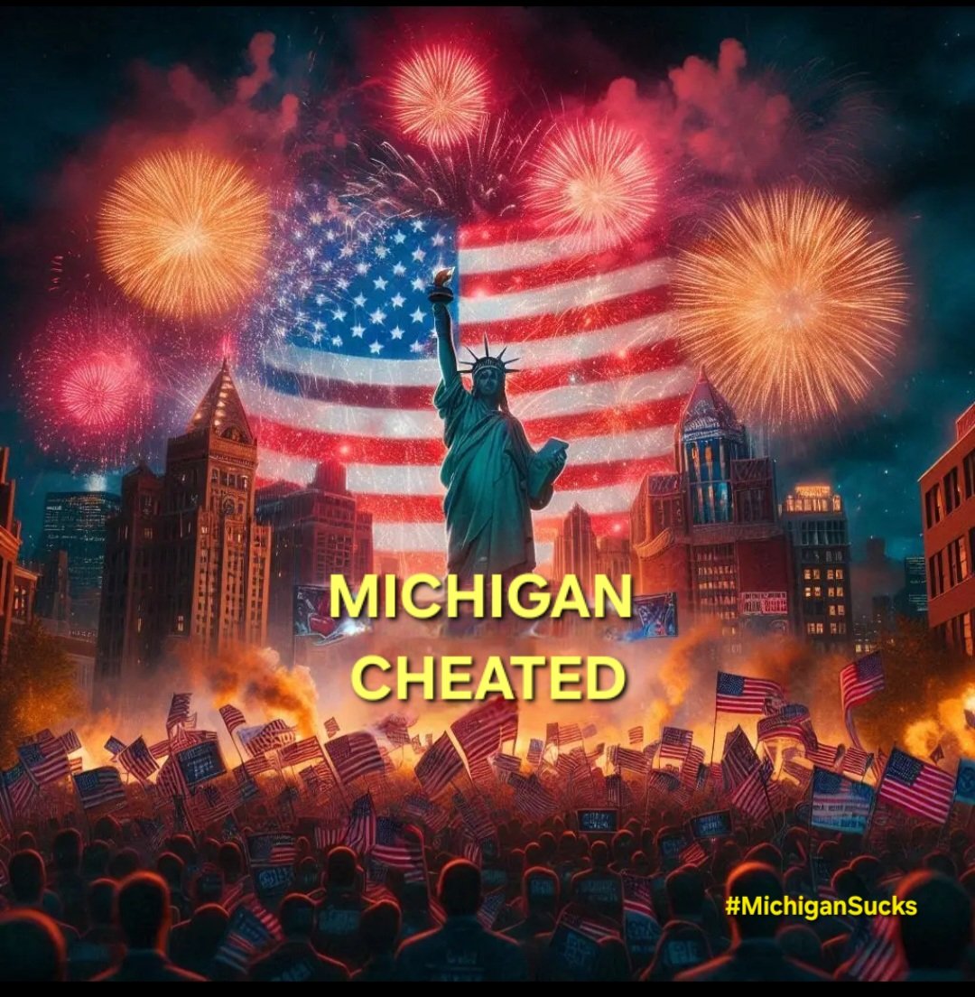 Happy 4th of July! 🇺🇸 🎇🎆 #IndependenceDay #4thofJuly #USA #4thofjuly2025 #fireworks #Merica #cheaters #NCAA #violations #sanctions #scandals #Criminals #MichiganCulture #MichiganSucks
