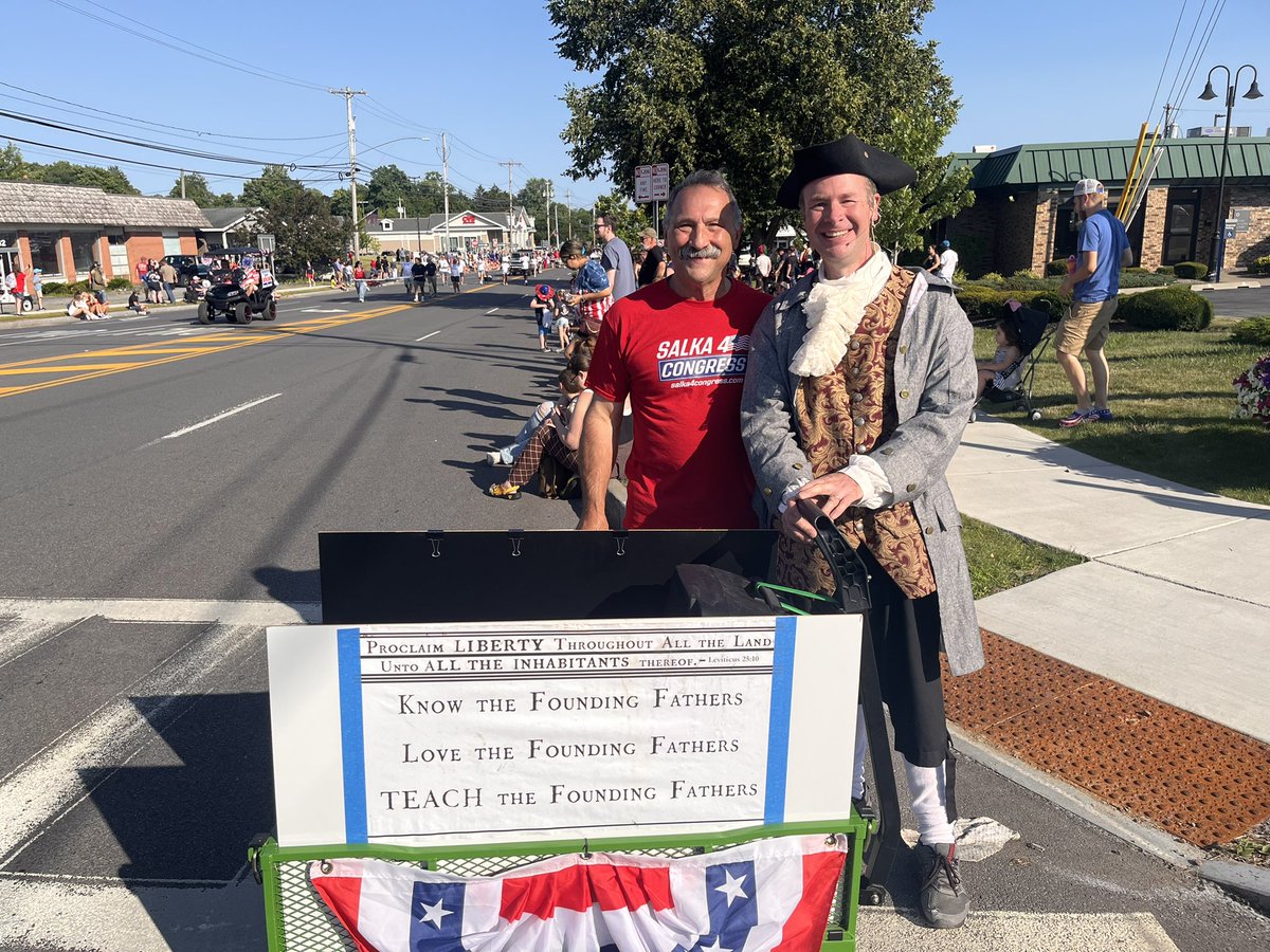 Had an amazing time celebrating the 4th with so many great people! 🇺🇸 Walking in the Manlius 4th of July Parade was an incredible experience. Big thanks to the organizers and the Manlius GOP for a vibrant, patriotic event. Hope everyone had a great Independence Day!