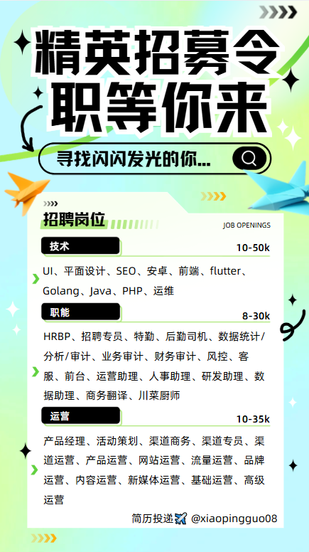 FOYAxj's tweet photo. 远程需求如下：
#PHP 15-20K
#广告变现经理 18-30K
#新媒体运营 10-20K
#UX 18-25K
#二次元AI原画师 面议
#高级影视编剧 面议
#剧本编辑／Ai女���体验官  8-12K
#平面 8-10K
#剪辑 6-10K
#剪辑创作师 5-7K
#活动策划 6-8
#渠道 6-8K
#渠道商务 6-8k
#编辑 6-8K（会PR及写文案）
#柬埔寨金边 #华人 #金边 https://t.co/ufeq45uzIC