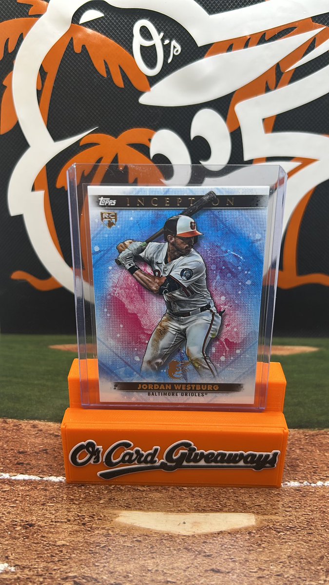 Orioles win!! Like retweet and follow! I’ll select one lucky winner to receive this Jordan Westburg inception card during tomorrow’s game! #Birdland
