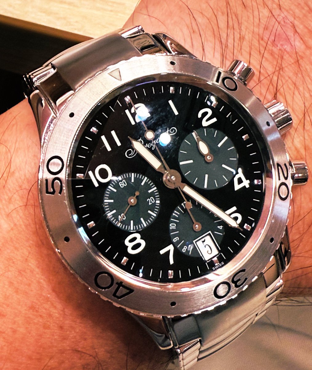 syualbireo's tweet image. むし暑いですね
本日の相棒

#ブレゲ  #トランスアトランティック 
#typexx #3820st #breguet