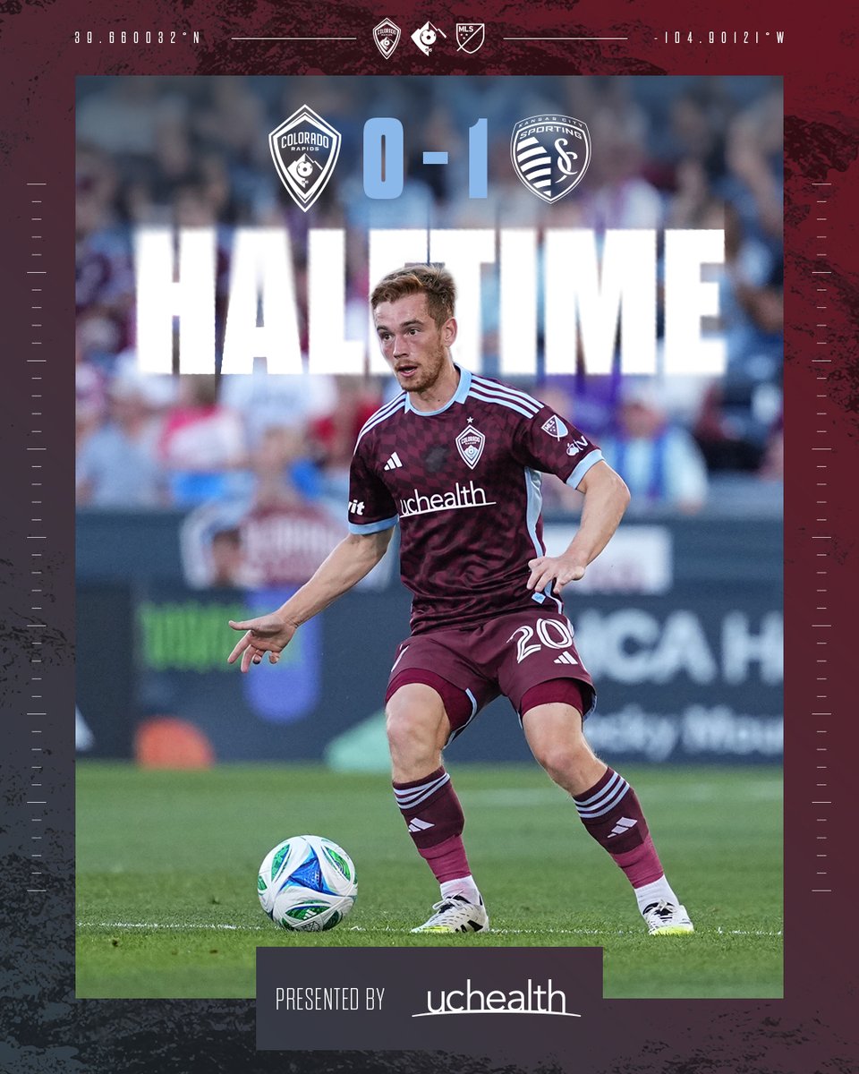 Halftime. 

#COLvSKC | <a href="/uchealth/">uchealth</a>
