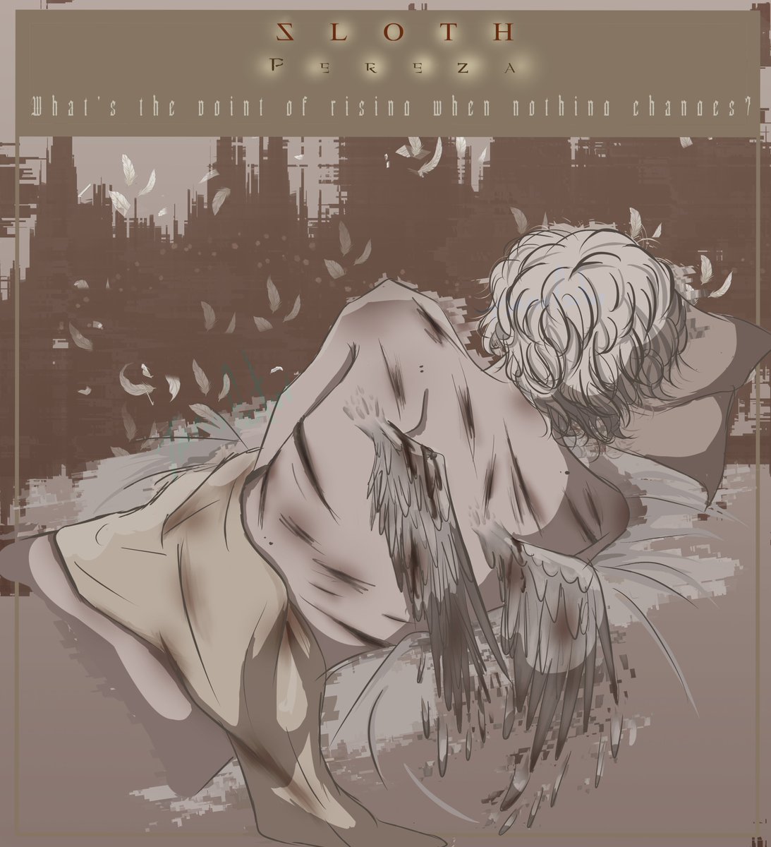 deerly_k's tweet image. Sloth
Another angel from my sin-themed series.
✦ Urgent commissions open
✦ RTs appreciated 🕊️
#digitalart #angelcore #sloth #ocart #clipstudiopaint #fantasyillustration #sevendeadlysins #darkart #artseries #etherealart #characterdesign #illustration