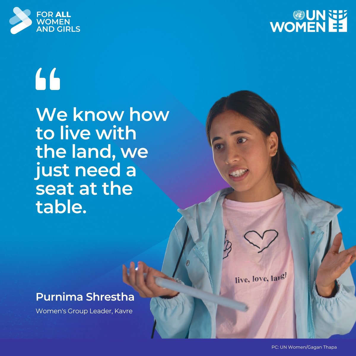 unwomennepal's tweet image. 🧵Celebrating 15 years of @UN_Women
Join us to share 15 stories of #WomenEmpowerment & #GenderEquality in 🇳🇵
Climate change hits women hardest but they’re also leading the response: bit.ly/404LvQq
#15YearsOfImpact #GenderEquality #ClimateAction