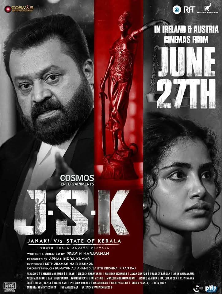 #Ban_JSK_Movie
The movie is in controversy about story Dalit v/s Brahmin &amp;   community angel. Naming Dalit Girl as "Janaki"   Is objectionable &amp; it's hurt to Hindu sentiments!
We urge censor board to remove the objectionable part. 
Anti Hindu Movies!!