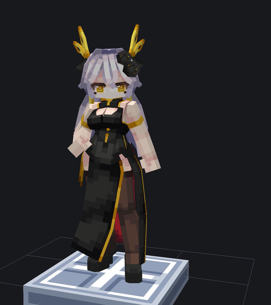 Aknstmodel's tweet image. 一个机娘设计
#blockbench #ysm @blockbench