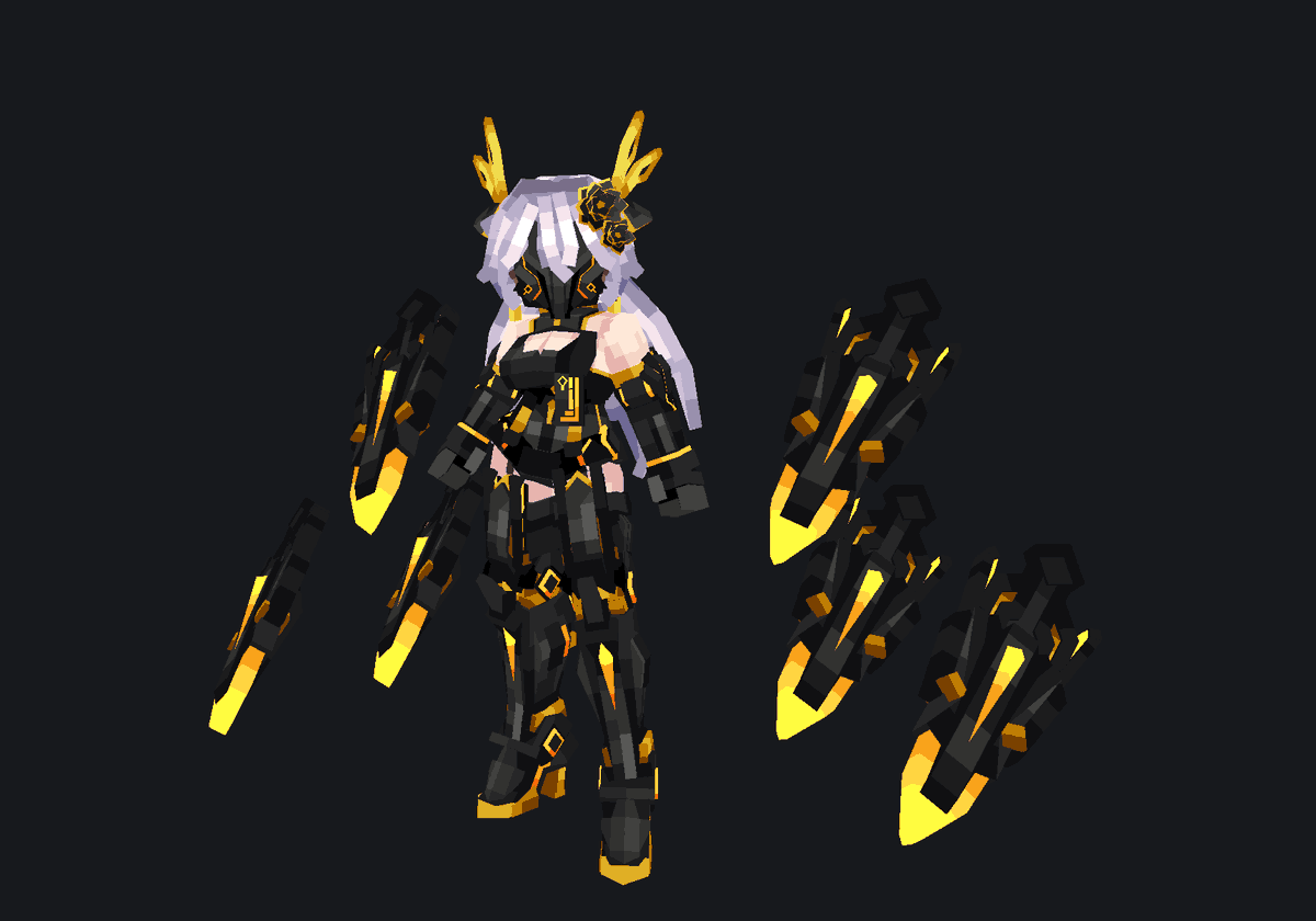Aknstmodel's tweet image. 一个机娘设计
#blockbench #ysm @blockbench