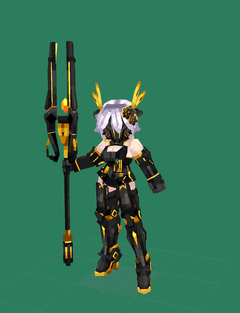 Aknstmodel's tweet image. 一个机娘设计
#blockbench #ysm @blockbench