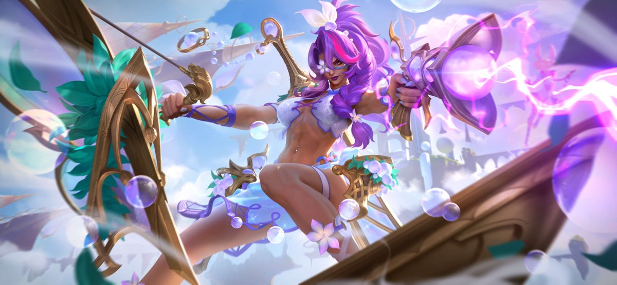 Wild Rift Summer Party Samira Splash, without text