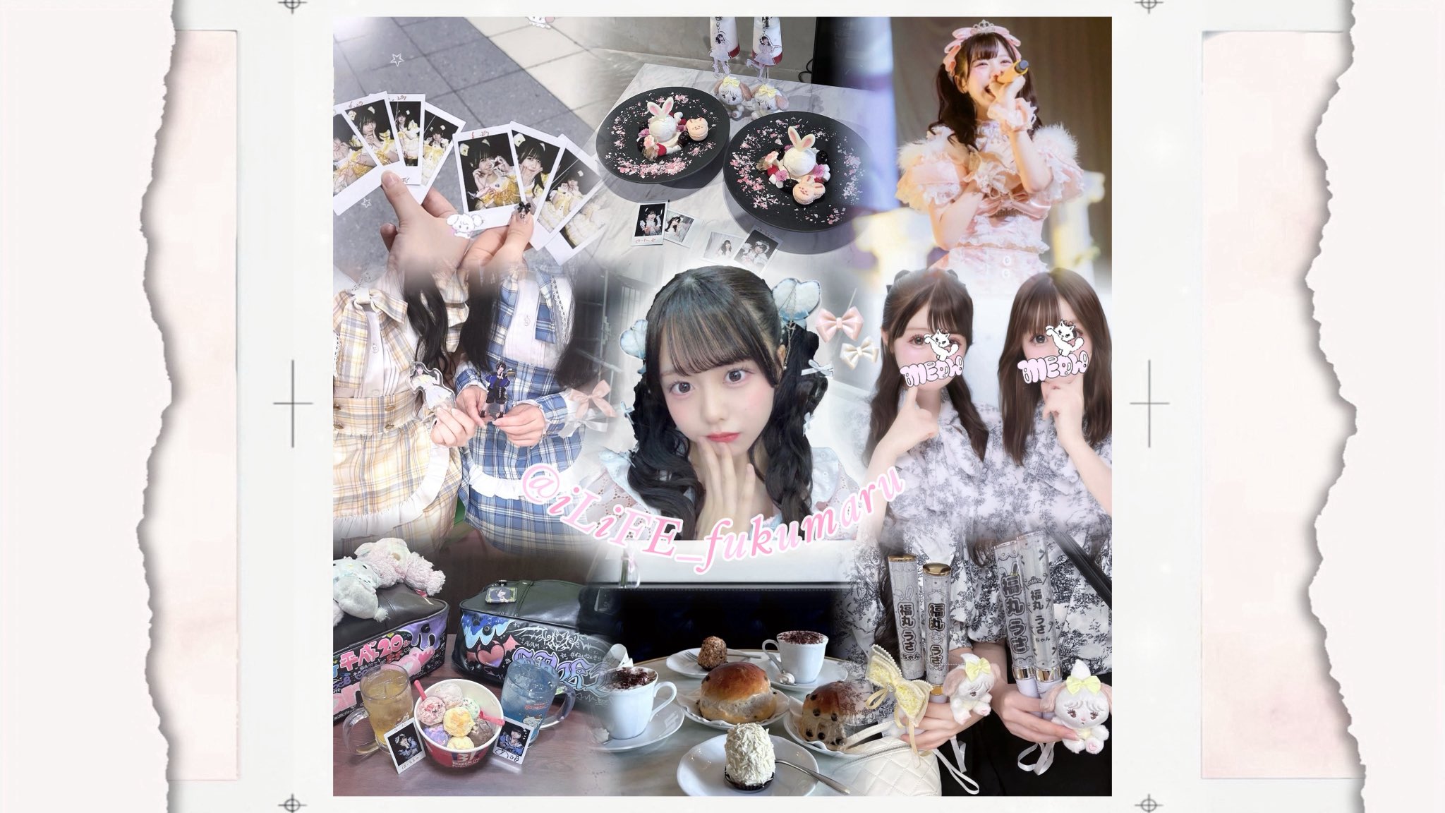【2枚重ね850円】キンブレシート オーダー ⑅ 福丸うさ iLiFE! 2枚重ね】キンブレシート オーダー ⑅ 福丸うさ iLiFE! L1
