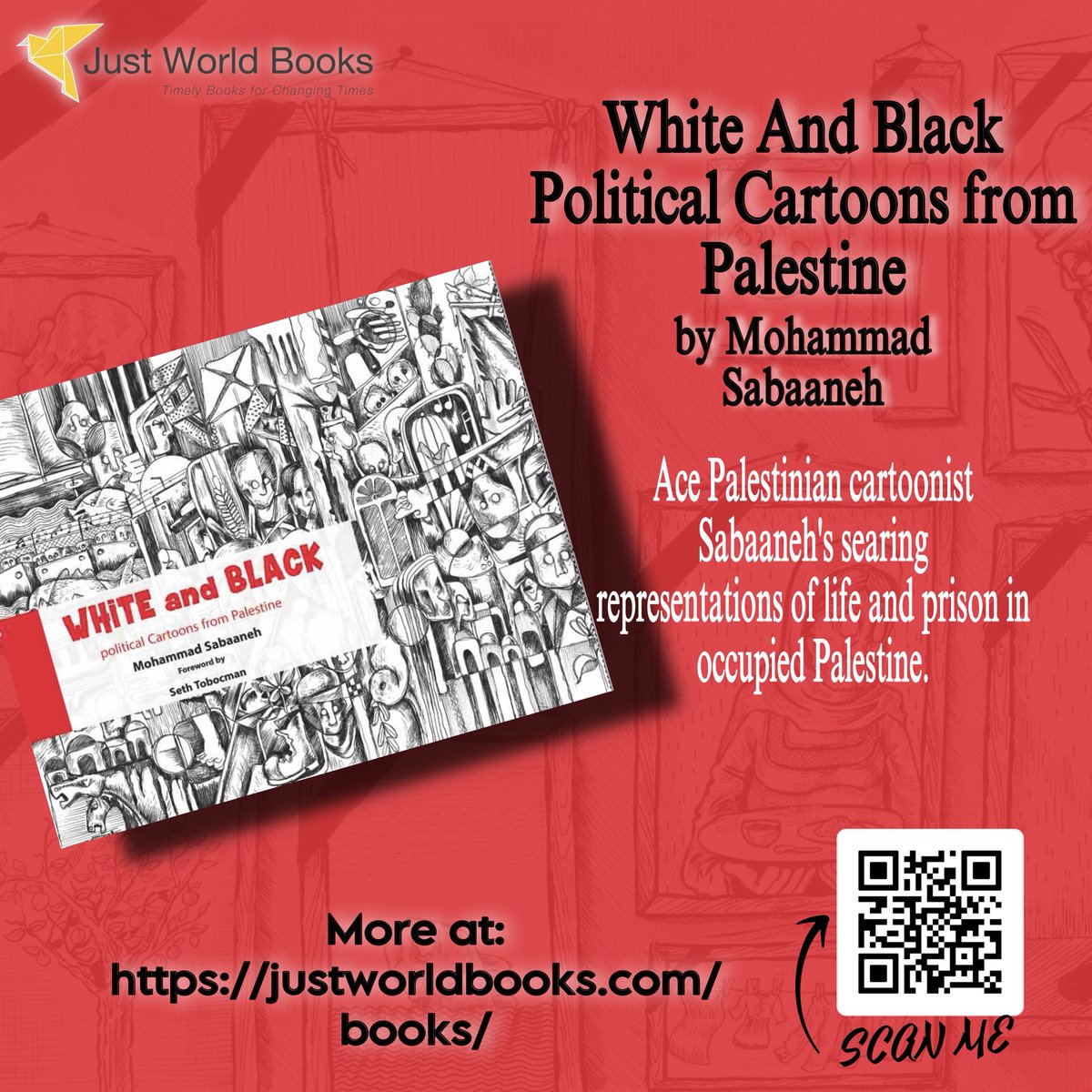 Explore the powerful visual voice of Mohammad Sabaaneh in White and Black: Political Cartoons from Palestine. His art captures life under occupation with bold honesty.

📖 Get the book: justworldbooks.com/books-by-title…

#Palestine #Gaza #reading #book