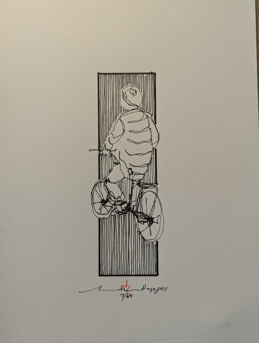 RevHappiness's tweet image. The Last Page Of the Sketchbook - There&apos;s Always Something To See Around The Corner

Felt pen on A5 110gsm

#TheDrumAndPage
#ContinuousLineDrawing
#StaedtlerPens