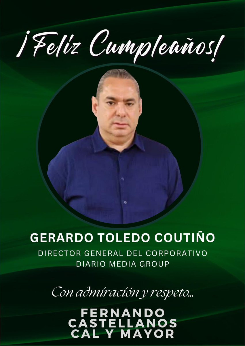 ¡Feliz cumpleaños, tío Gerardo! 🎉🥂
Que este nuevo año de vida llegue colmado de salud, unión familiar y más logros en tu camino 🚀👨‍👩‍👧‍👦
Te celebro con admiración y con los mejores deseos siempre 🙌🏼🎂

<a href="/GTC77972358/">GTC</a>