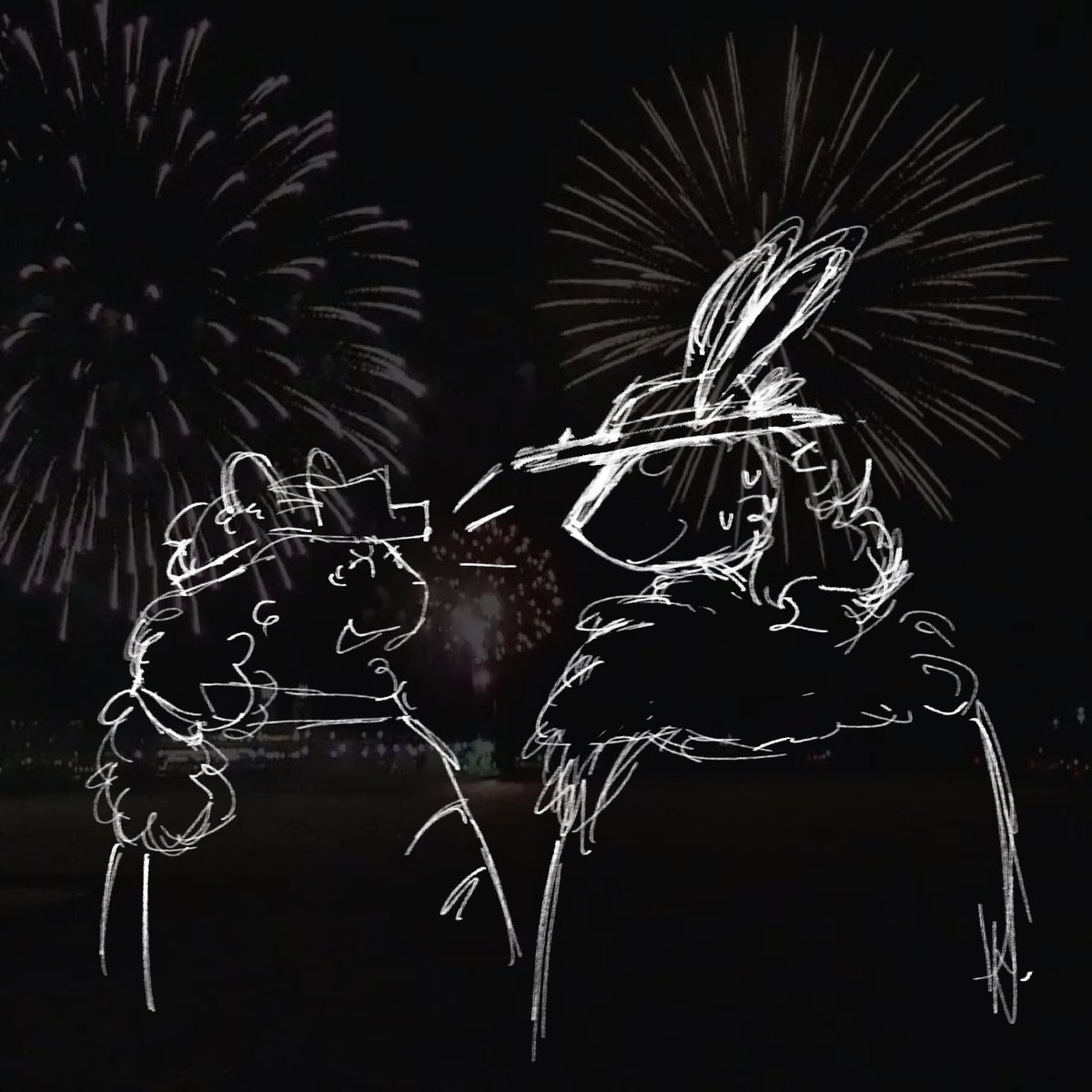 he is wearing ear plugs -📺