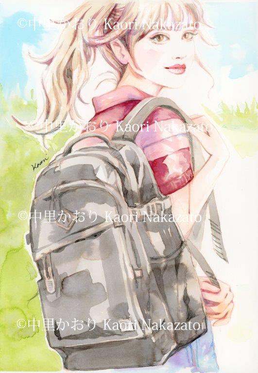 手描きイラスト オリジナル 【暑中お見舞い申し上げます】