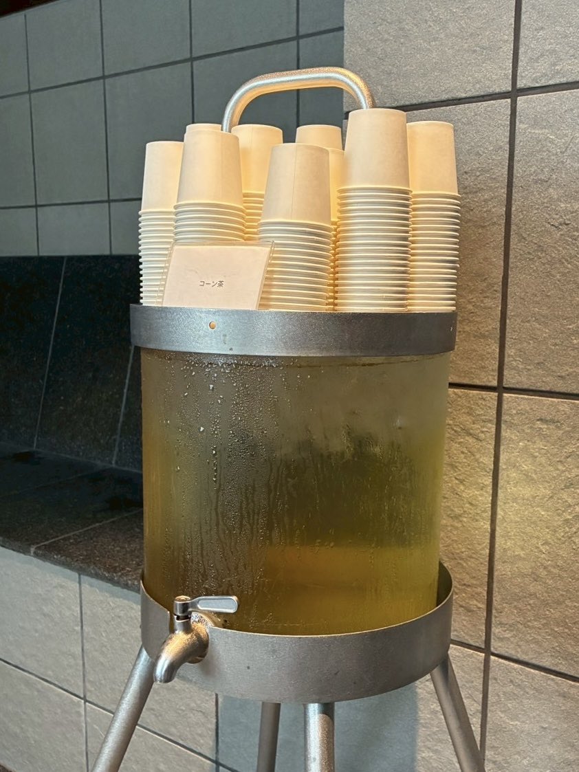 SHIBUYA_SAUNAS's tweet photo. 7月のウォータージャグは、
「コーン茶」です！🌽 https://t.co/4oPkEW4DBE