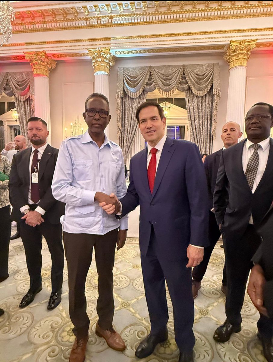 Faisal Roble (@faisalroble19) on Twitter photo Only three days after Somalia’s Ambassador Dahir Hassan organized a well-attended 1st July celebration, he met today <a href="/SecRubio/">Secretary Marco Rubio</a> to wish him and the American people a happy 4th of July. The US Africa bureau also graced Somalia by attending and delivering a well-received short Only three days after Somalia’s Ambassador Dahir Hassan organized a well-attended 1st July celebration, he met today <a href="/SecRubio/">Secretary Marco Rubio</a> to wish him and the American people a happy 4th of July. The US Africa bureau also graced Somalia by attending and delivering a well-received short