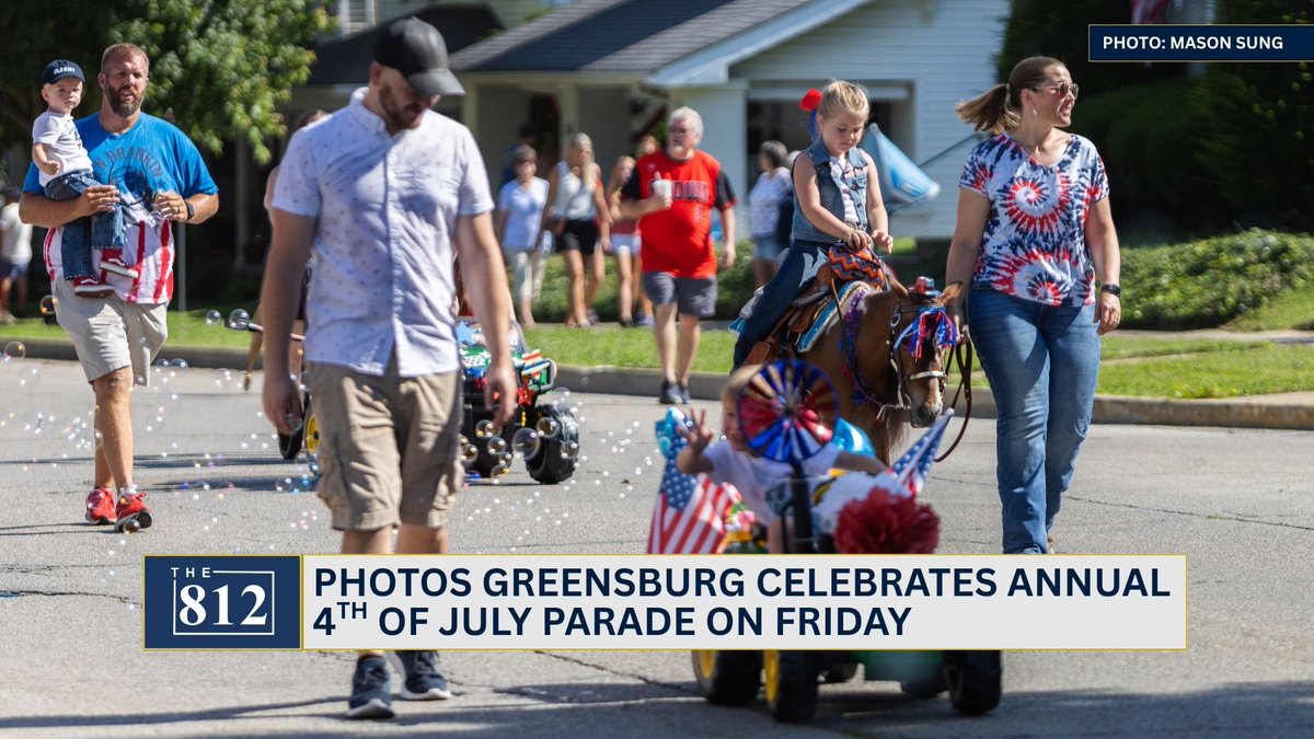 Greensburg hosted the longtime Tri Kappa 4th of July parade on Friday!

Local photographer Mason Sung stopped by and you can see more photos here: 812noww.com/post/photos-gr…
