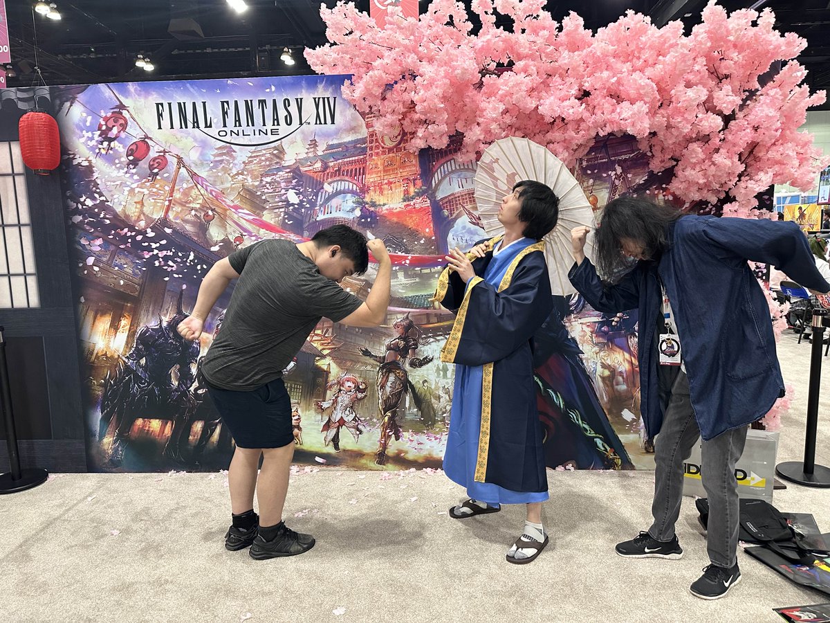 EVlution008's tweet photo. #FFXIV #AnimeExpo https://t.co/Zh2lxha0zA