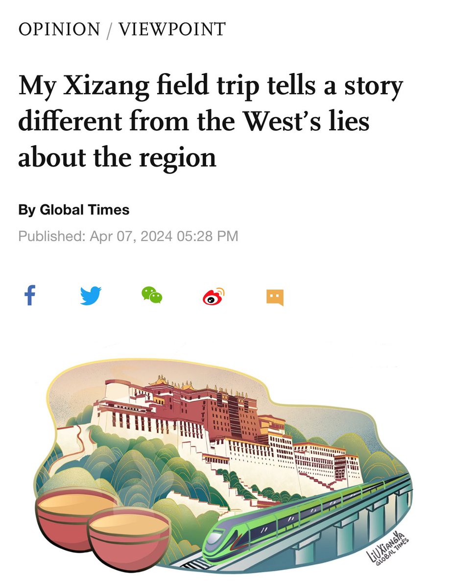Arnold August (@arnold_august) on Twitter photo My Xizang field trip tells a story different from the West’s lies about the region
⬇️
globaltimes.cn/page/202404/13…
<a href="/camilapress/">Camila</a> <a href="/ChinaEmbOttawa/">中国驻加拿大大使馆 Chinese Embassy in Canada</a> <a href="/ChineseEmbinUS/">Chinese Embassy in US</a> My Xizang field trip tells a story different from the West’s lies about the region
⬇️
globaltimes.cn/page/202404/13…
<a href="/camilapress/">Camila</a> <a href="/ChinaEmbOttawa/">中国驻加拿大大使馆 Chinese Embassy in Canada</a> <a href="/ChineseEmbinUS/">Chinese Embassy in US</a>
