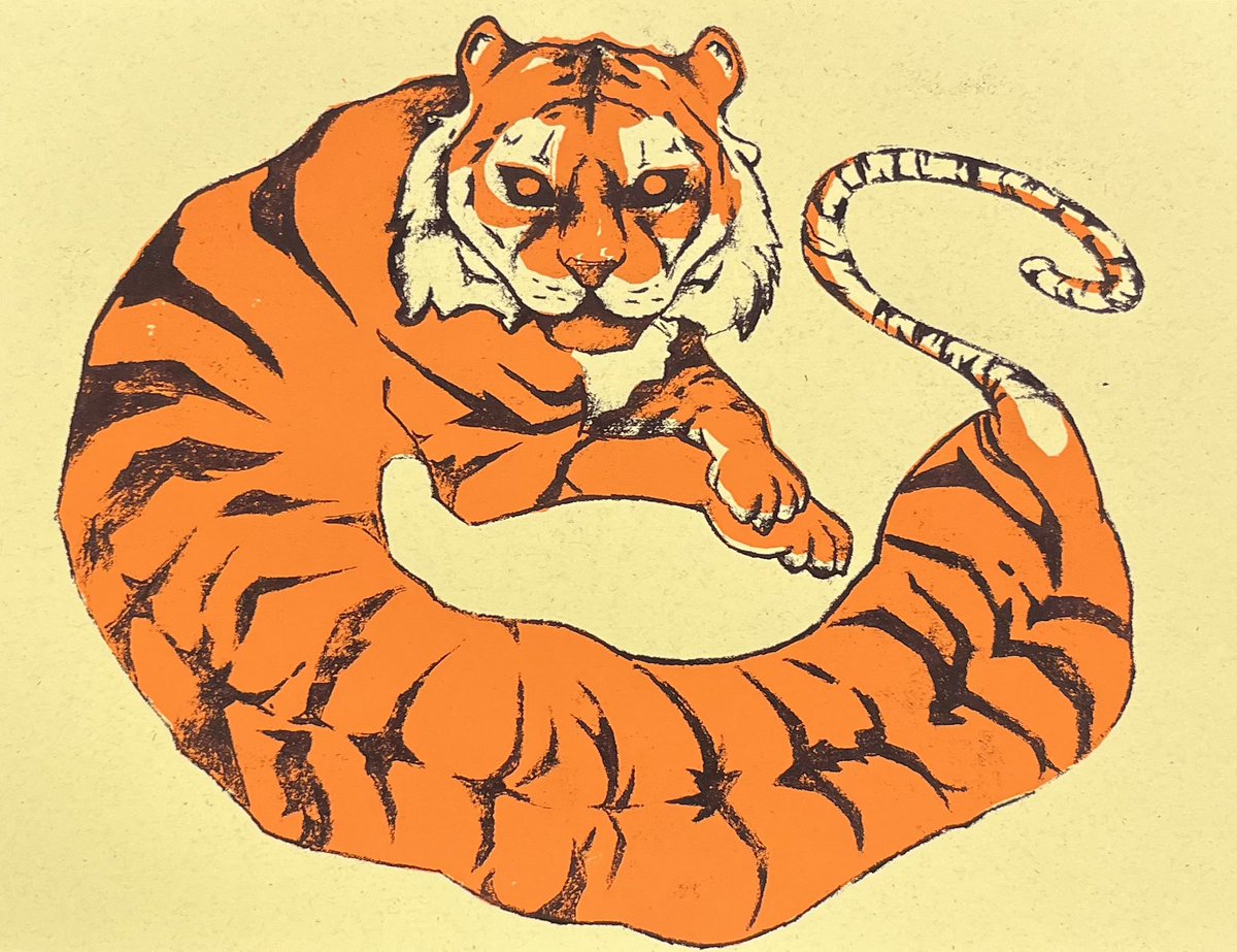 Tiger mode

#Screenprint 18x12 inches, I did a cool custom frame for this! I’ll post it below!