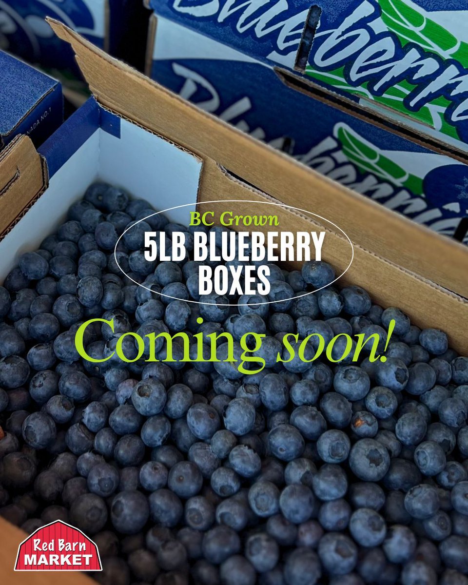 Blueberry season is upon us! Be on the lookout next week for an extra sweet deal on 5LB boxes of BC Blueberries. In the meantime, it might be wise to make some room in your freezer...