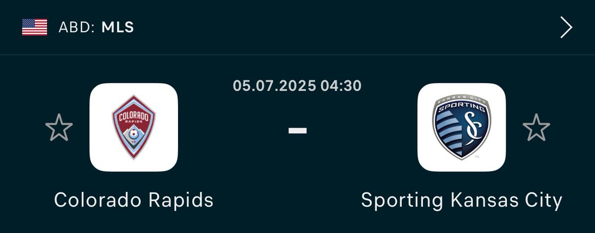 🇺🇸 MLS
⚽ Colorado Rapids - Sporting Kansas City
📅 05.07.2025 04:30

🥇 KG Var
🥈 İlk Yarı Ev Sahibi 0.5 Üst
💣 1-1 Skor

#iddaa #LiveBet #inplay #iddaatahmin #tahmin #bahis #kupon #canlıbahis #live #nesine #orananaliziyap #orananalizi