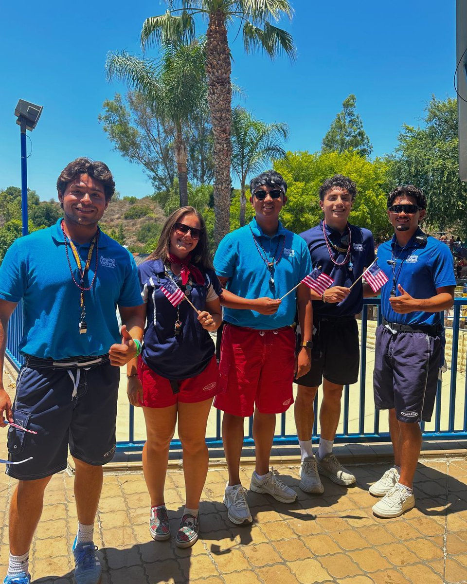 Celebrate the holiday at CA’s Largest Water Park! 🎆 Save 45% on 2+ tickets—over 50 rides &amp; slides! Valid thru 8/17. Sale ends Sun 7/6. 🎟️🔗👇 
buff.ly/ET8Fq5C 
#ragingwatersla #summerfun #july4th