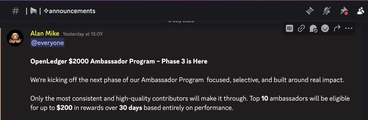 SKYLINE🥷 (@skylineeth) on Twitter photo $200 for a full month of ambassador work?
You’ve got to be kidding
Didn’t expect this from <a href="/OpenledgerHQ/">Openledger🔛Seoul | ETHCC✈️</a>
You want people to create content, grow your brand, push the narrative. All that for peanuts?
Respect the grind, respect the people $200 for a full month of ambassador work?
You’ve got to be kidding
Didn’t expect this from <a href="/OpenledgerHQ/">Openledger🔛Seoul | ETHCC✈️</a>
You want people to create content, grow your brand, push the narrative. All that for peanuts?
Respect the grind, respect the people