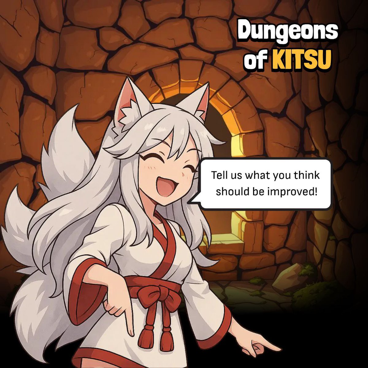 📣 Got thoughts? We’re listening.
Dungeon of KITSU is the first deck builder on Telegram Mini Apps — but we’re just getting started.

🪙 Ideas, suggestions, even criticism — we want it all.
⛏ Help us evolve the dungeon.

👇 Drop your feedback below!