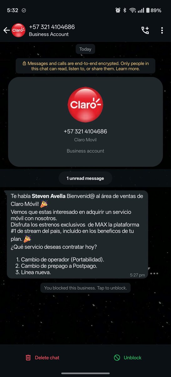 giacommosj's tweet photo. @ohcrefasi @ClaroColombia @sicsuper Ojo que @womcolombia también son lo peor, me agarré con uno de los tipejos que atiende en el call center por la llamadera y el tipo se dedicó a agregar mi teléfono a servicios de solicitud de líneas en Tigo y claro y a acosarme Telefónicamente https://t.co/IjIDkPmoIr