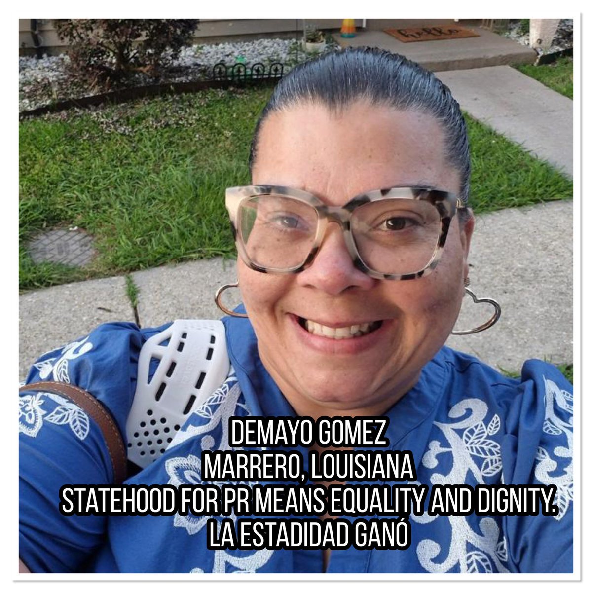 delegates51's tweet image. From the states…
Statehood is the chance to be part of the decisions making of our Nation.
Angel, Louisiana
Demayo, Lousiana
Beatriz, Virginia
LA ESTADIDAD GANÓ