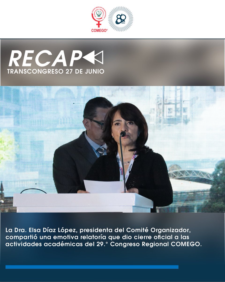 COMEGOAC's tweet image. El último día del Congreso estuvo marcado por una participación entusiasta en los cursos transcongreso, conferencias y simposios de cierre, con la presencia de más de 2000 congresistas registrados que acompañaron cada actividad con gran interés
Nos vemos en el 30 Congreso COMEGO!