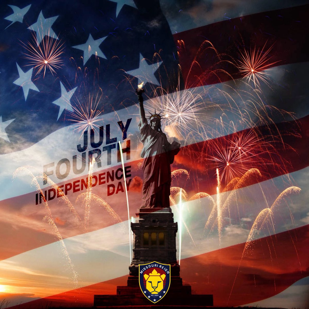MissouriReign's tweet image. From all of us at Missouri Reign, Happy 4th of July!
Grateful for the moments we share, the sacrifices made and the freedom to do what we love. Here’s to the people, the passion, and the country and communities that make it all possible. 🇺🇸