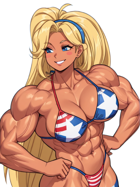 Star Musclefly for America 4 July

#fmg #4july