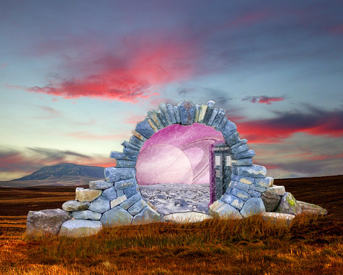 Neil2Spiky's tweet image. An idea that has been in my mind for a while now.
A portal to another world.
#Portal
#TARDIS