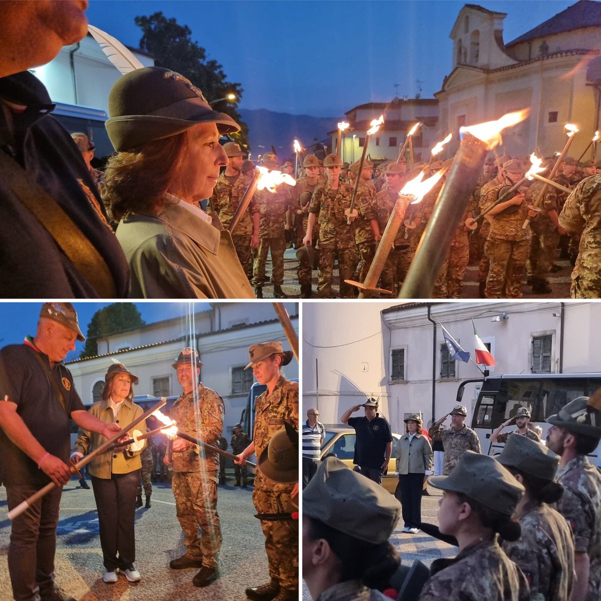 isabellarauti's tweet image. #L’Aquila 

🇮🇹 ⛰️ #Veglia nella notte di vigilia della cerimonia di consegna del Cappello Alpino. Fiaccolata verso il Santuario Madonna d’Appari Santa Messa della, i Volontari in Ferma Iniziale #VFI del Corso “Solarolo III” e i loro istruttori del Centro Addestramento Alpino
