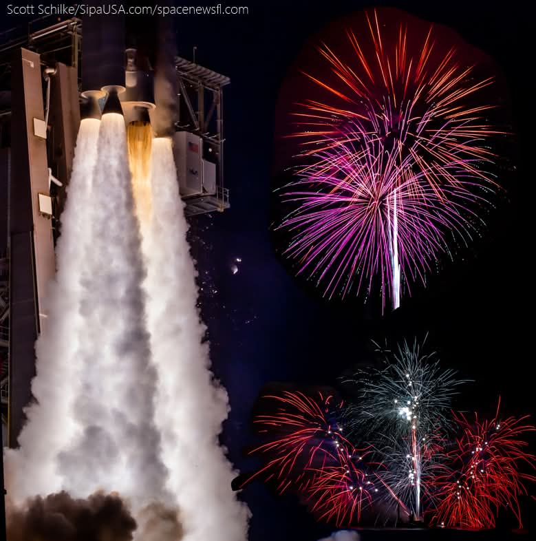 Scott Schilke (@schilkescott) on Twitter photo Happy 4th of July our Independence Day for the greatest country on this world! May we always stand together to protect & defender her as we hopefully continue to explore our galaxy!🇺🇲🚀🇺🇲 Photo by Scott Schilke for spacenewsfl.com <a href="/torybruno/">Tory Bruno</a> #4thofJuly #July4 Happy 4th of July our Independence Day for the greatest country on this world! May we always stand together to protect & defender her as we hopefully continue to explore our galaxy!🇺🇲🚀🇺🇲 Photo by Scott Schilke for spacenewsfl.com <a href="/torybruno/">Tory Bruno</a> #4thofJuly #July4