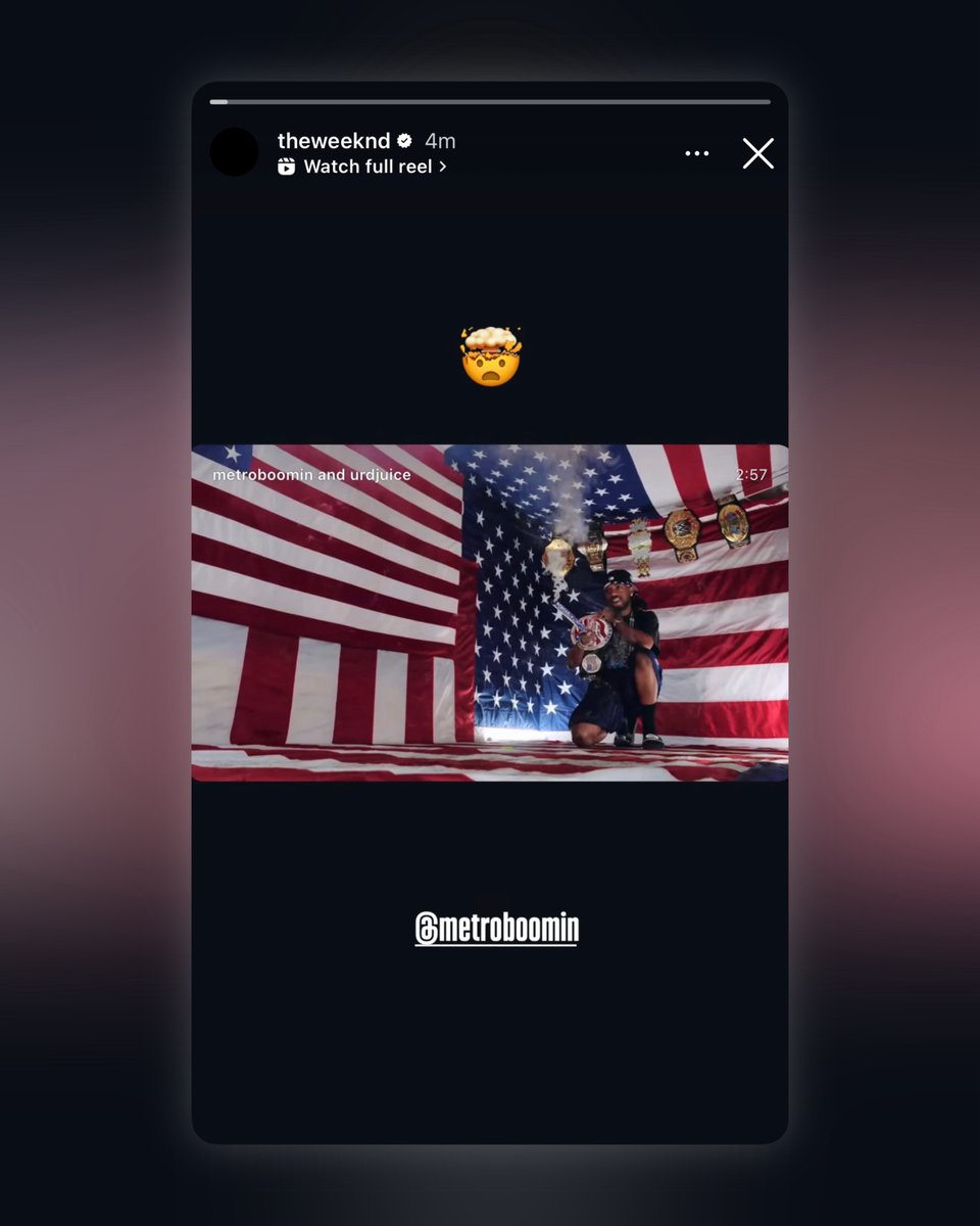 The Weeknd posted Metro Boomin’s mixtape announcement, which is dropping this month.

He might be featured on the mixtape, as he appeared on at least one song on each of Metro’s last 3 albums.